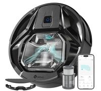 Lefant M320 Aspirateur Robot Puissant 6000 Pa, autonomie 210 Minutes, Ultra Fin, Silencieux, Auto-Rechargeable, idéal pour Les sols durs, Les Poils d'animaux, Noir