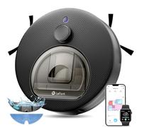 Lefant M330 Plus Robot Aspirateur Laveur 3en1, 5000Pa, 150Min, Système Freemove 3.0, Anti-emmêlement, Navigation LiDAR Précise, Zone Interdite Intelligente, 3 Niveaux d'Aspiration, APP/Alexa, Noir