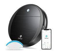 Lefant Robot Aspirateur Laveur, Aspirateur Robot Laveur de Sol, Petit Taille Forte Puissance d'Aspiration 2200Pa, Contrôle par Wi-FI/App/Alexa, Idéal pour Les Poils d'animaux/Cheveux/Poussière, M213
