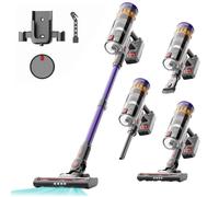 Lefant V1 Aspirateur balai sans fil 3 en 1 46kPa Puissance d'aspiration Filtration 5 étages Écran LED Buse LED Vidange en un clic