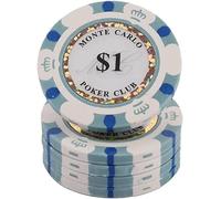 LEFAY Lot de 25 jetons de Poker de Luxe (14 g), for l'apprentissage des mathématiques et Le comptage.(25PCS $1)