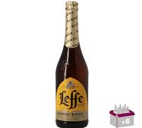 Leffe Bière blonde 6.6° 6x 75 cl verre perdu