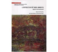 L'effectivité des droits Regards en droit administratif - Sara Brimo - Mare & Martin - broché - Etude