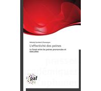 L'effectivité des peines - GOMBERT-CHASSEIGNE-M - P.academiques Francophones - broché - Essai
