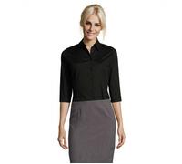 L'effet de Sol 17010 Ladie 3/4 ¾ MANCHES STRETCH shirt Taille chemises haut nouvelle robe ...