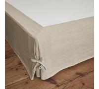 L'effet papillon Cache sommier 160x200 cm Lin Sable
