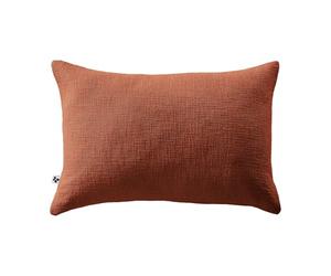 L'effet papillon Coussin Déhoussable 40 x 60 cm - 100% Coton Sixtine Terracotta