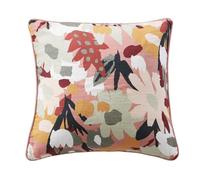 L'effet papillon Coussin Déhoussable 45 x 45 cm - Gaze de Coton Imprimée Léane