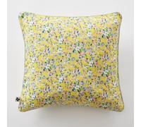 L'effet papillon Coussin déhoussable avec Passepoil 45x45 cm Gaze de Coton imprimée Manon