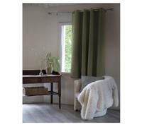 L'effet papillon Rideau Occultant 140x180 cm Doublure Polaire Polyester Romarin