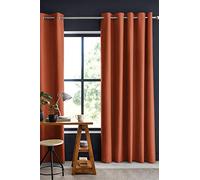 L'effet papillon Rideau Occultant 140x280 cm Polyester Terracotta