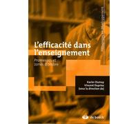 L'efficacité dans l'enseignement: Promesses et zones d'ombre