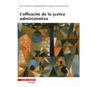 L'efficacité de la justice administrative: A la recherche d'une légitimité renouvelée
