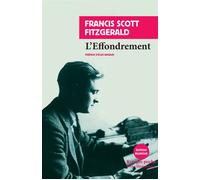 L'effondrement Edition bilingue - Francis Scott Fitzgerald - Rivages - Poche - Roman