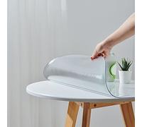 Leffora Protecteur de table rond givré de 71,1 cm de diamètre, 1,5 mm d'épaisseur, imperméable, résistant à l'huile, pour table basse, canapé, table multimédia, bureau