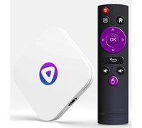LEFFOT Android 13 TV Box 2025, M1 4K Ultra HD Boitier TV Android, 4Go RAM + 64Go ROM, Boitier IPTV, Soutien HDR10, 2.4G & 5G WiFi 6, BT 5.0, Rockchip RK3528 Quad Core A53