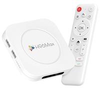 LEFFOT Boitier TV Android 14, 2025 M1 Plus 4K Ultra HD Android TV Box, 4Go RAM 128Go ROM, Boitier Android pour Streaming, Soutien Contrôle Vocal, 2.4G & 5G WiFi 6, BT 5.4, HDR10, RK3528 Quad Core A53