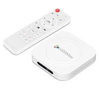 LEFFOT Boitier TV Android 14, 2025 M1 Plus 4K Ultra HD Android TV Box, 4Go RAM 32Go ROM, pour Home TV Streaming, Soutien Contrôle Vocal, 2.4G & 5G WiFi 6, BT 5.4, HDR10, RK3528 Quad Core A53