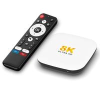 LEFFOT M2 Plus Boitier TV Android 2025, 4GB RAM 128GB ROM, 4K Android 14 TV Box, Boitier Android avec Contrôle Vocale, 2.4G & 5G WiFi 6; BT 5.4, HDR10, Rockchip RK3528 Quad Core Arm Cortex A53