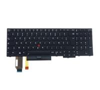 LeFix-Clavier Français FR pour Lenovo Thinkpad E580 E585 E590 E595|T590 |L580 L590 |P52 P53 P53s,P72 P7, Backlit,01YP771,01YP691,01YP611