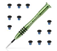 LeFix Lot de 12 vis Torx T5 M2 x 3 + 1 tournevis compatibles avec Dell XPS 13 9343 9350 9360 | XPS 15 9550 9560 9570 | Precision M5510 5520 5530 5540, pour Razer Blade, HP Envy 13