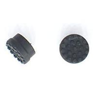 LeFix Lot de 2 capuchons PointStick Trackpoint Caps pour ordinateur portable HP Compaq, prise carrée 4 mm x 4 mm, hauteur 4,6 mm, version grand et petit trou, couleur noire