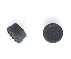 LeFix Lot de 2 capuchons PointStick Trackpoint Caps pour ordinateur portable HP Compaq, prise carrée 4 mm x 4 mm, hauteur 4,6 mm, version grand et petit trou, couleur noire