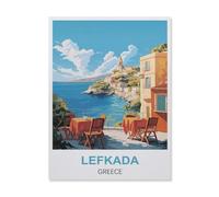 Lefkada Grèce，Jigsaw Puzzle 1000 Pièces pour Adultes Enfants Puzzle en Bois ， Divertissement Bricolage Jouets Jeux De Famille Créatif（75x50cm）-ES31
