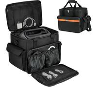 LEFOR·Z Étui de transport compatible avec Jackery Explorer 1000/ECOFLOW River Max/Bluetti EB70S/GRECELL T1000, sac de rangement de voyage pour câble de charge et accessoires (sac uniquement)