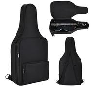 LEFOR·Z Étui de transport compatible avec manette de guitare sans fil PDP RIFFMASTER, sac à dos de rangement de voyage compatible avec guitare PlayStation/Xbox