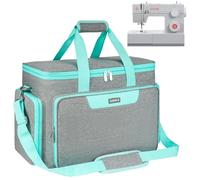 LEFOR·Z Sac pour machine à coudre, sac pour machine à coudre avec poches pour machines à coudre et accessoires de couture, sac à coudre compatible avec la plupart des machines à coudre Singer, Brother