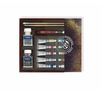 Peinture À L Huile Extra,Fine Lb Coffret Bois Impressionnistes 10 Tubes