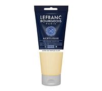 Lefranc & Bourgeois – Peinture acrylique fine – Jaune clair de Naples – Opaque satiné – 200 ml