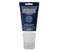 Lefranc & Bourgeois Peinture acrylique Fine Tube Blanc de Titane 80 ml