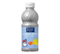 Lefranc Bourgeois - Acrylique liquide brillante Glossy pour enfants- 500ml Argent