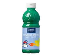 Lefranc Bourgeois - Acrylique liquide brillante Glossy pour enfants- 500ml Vert Brillant