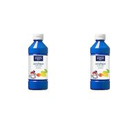 Lefranc Bourgeois - Acrylique liquide pour enfants - Bouteille 500 ml - Bleu primaire (Lot de 2)