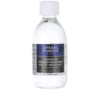 Lefranc & Bourgeois térébenthine purifiée pour peinture à l'huile pour encres à l'huile bouteille, transparent, 6,5 x 6,5 x 16,3 cm Transparent G