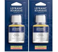Lefranc Bourgeois Additif - Médium A Peindre Brillant Flacon 75Ml Blister (Lot de 2)