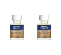 Lefranc Bourgeois Additif - Vernis Satiné à Retoucher Vibert Flacon 75ml (Lot de 2)