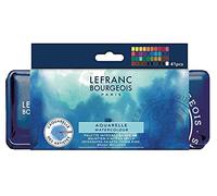 Lefranc Bourgeois Aquarelle Fine Boite Metal De 40 Demi Godets, Ensemble de 41 pièces
