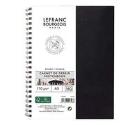 Lefranc Bourgeois Carnet Dessin Spirale A5 160 feuilles
