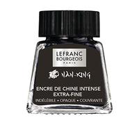 Lefranc Bourgeois Cartouche à Dessin, Noir, 14ml Flasche