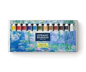 Lefranc Bourgeois - Coffret Giverny Impressionniste de couleurs à l'huile extra-fines, 12 × 20 ml