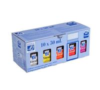 Lefranc Bourgeois Couleur Vitrail Assortiment 10 flacons de 50ml