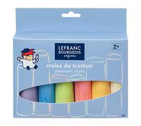 Lefranc Bourgeois - Craies de trottoir colorées pour enfants - Boîte de 6