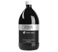 Lefranc Bourgeois Encre de Chine Nan-King Flacon 1L, Noir