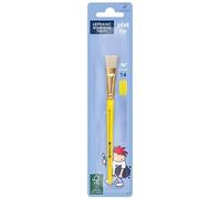 Lefranc Bourgeois Enfants - Brosse en Soie De Porc Plat pour Enfants, Bois FSC, pour Aquarelle, Gouache, Encre, Acrylique, Taille Nº14