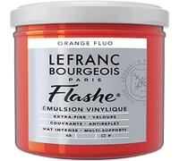 Lefranc Bourgeois Flashe Acrylique Pot 125ml Orange Fluo