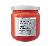 Lefranc Bourgeois Flashe Acrylique Pot 400ml Orange Fluo